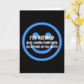 Carte Drôle retraite (Fleur jaune)