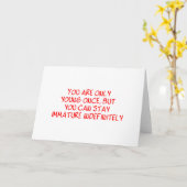 Carte Drôle retraite dit (Fleur jaune)