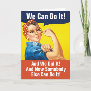 Carte Drôle retraite Nous pouvons le faire et nous avons