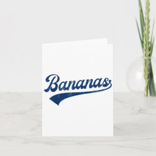 Carte Drôle Retro Bananes Chemises mignonnes Bananes Cad