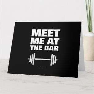 Carte Drôle Salle De Fitness Ts Me Retrouvez Au Bar Gym 