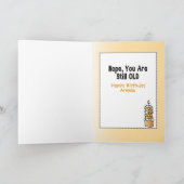 Carte Drôle Sassy Cartoon moderne Joyeux anniversaire (Intérieur)