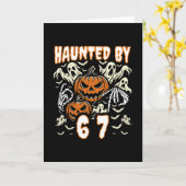 Carte Drôle Six Sept Mème Génération Alpha Hanté  (Fleur jaune)