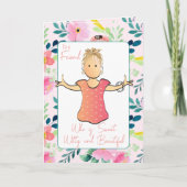 Carte Drôle Snarky 70e anniversaire Dessin féminin (Devant)