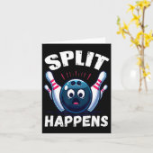 Carte Drôle Split Bowling arrive 1 (Fleur jaune)