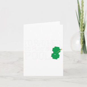 Carte Drôle Table De Piscine Plutôt Jouer Billard De Pis