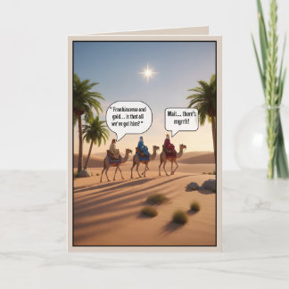 Carte Drôle Trois Sages Hommes Noël