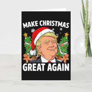Carte Drôle Trump 2024 Faire Noël Grande Encore Hommes F