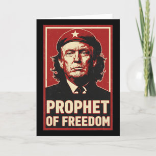Carte Drôle Trump Che Guevara Prophète de l'amant de la