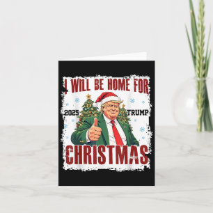 Carte Drôle Trump Daddys à la maison Noël de nouveau 202