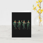 Carte Drôle Trump Dance Saint Patricks Day Pyjamas Ymca (Fleur jaune)