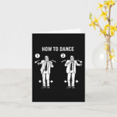 Carte Drôle Trump Danse Comment Danse (Fleur jaune)
