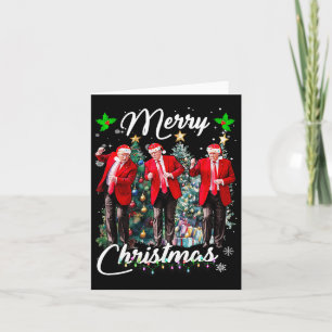 Carte Drôle Trump Danse Santa Claus Noël Noël Noël Noël 