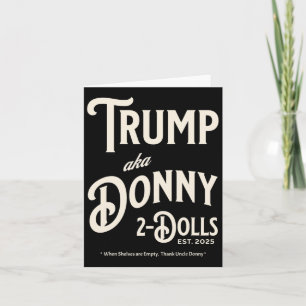Carte Drôle Trump Donny Deux Poupées 2 Poupées À Noël T