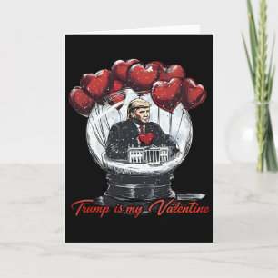 Carte Drôle Trump Est Mon Valentin Pulls Ugly Trump Va