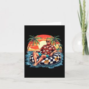 Carte Drôle Trump Été 2025 Plage Tropical Drôle Trump