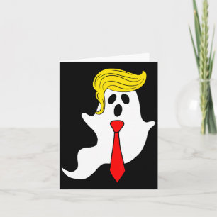 Carte Drôle Trump fantôme Trump cheveux Halloween Donald