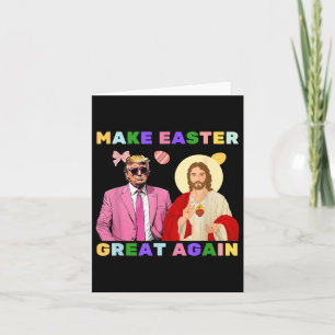 Carte Drôle Trump Jésus Christ Rendre Pâques grand à nou