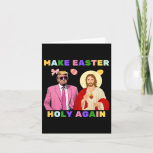 Carte Drôle Trump Jésus Christ Rendre Pâques saintes à n