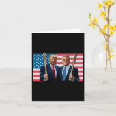 Carte Drôle Trump Kennedy Mega Maha Baseball Bat Usa Fla (Fleur jaune)