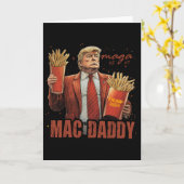 Carte Drôle Trump Mac Daddy Tee  (Fleur jaune)