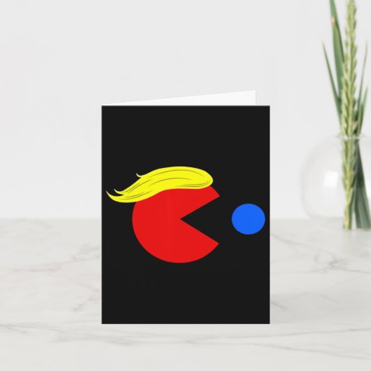 Carte Drôle Trump Man 2024 Pac Tee - Trump Man Ne Pac Bl (Devant)