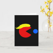 Carte Drôle Trump Man 2024 Pac Tee - Trump Man Ne Pac Bl (Fleur jaune)