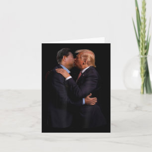 Carte Drôle Trump Président Américain Et Président Chino