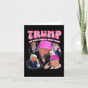 Carte Drôle Trump rose me manque pourtant Trump 2024 pre