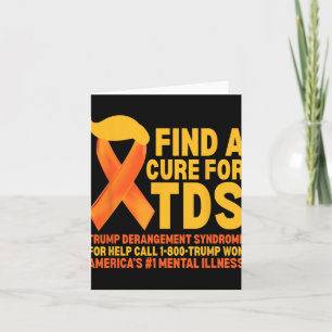 Carte Drôle Trump - Syndrome De Dérangation Tds - Sensib
