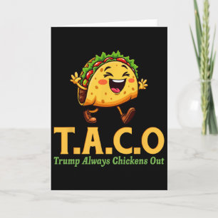 Carte Drôle Trump Taco Trump abandonne toujours 11