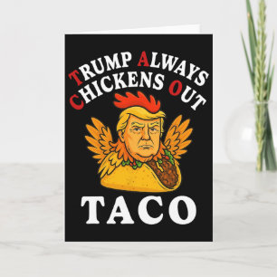 Carte Drôle Trump Taco Trump Toujours Abandonne 2
