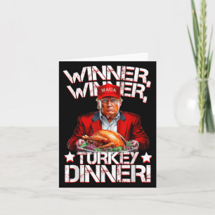 Carte Drôle Trump Winner Dîner Turquie Thanksgivi