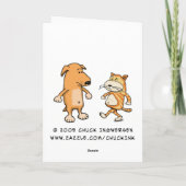 Carte Drôle, tu t'améliores, Anniversaire (Dos)