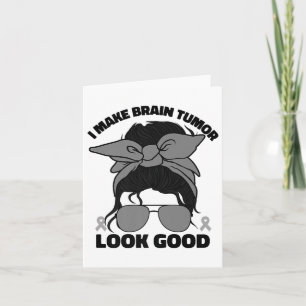 Carte Drôle Tumeur Cerveau Femmes Guerrière Tumeur Cerve