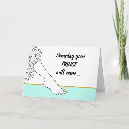 Carte Drôle Un Jour, Ton Prince Viendra Candy Corn (Devant)