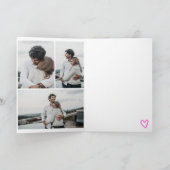 Carte Drôle valentine rouleau 3 photos collage (Intérieur)