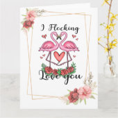 Carte Drôle Valentine's Day Folded Greeting Card (Fleur jaune)