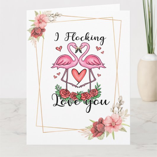 Carte Drôle Valentine's Day Folded Greeting Card (Devant)