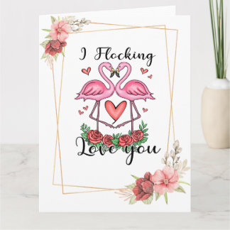 Carte Drôle Valentine's Day Folded Greeting Card