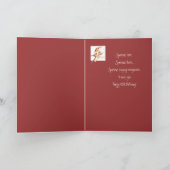 Carte Drôle Verse 95e Anniversaire mignon Bruants chante (Intérieur)