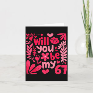 Carte Drôle Veux-Tu Être Mon Saint-Valentin 67 Boho Flor