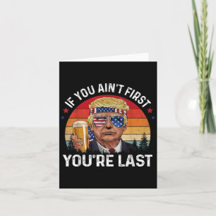 Carte Drôle Vintage 4 juillet Donald Trump Qui Me Boit