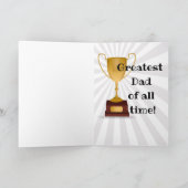 Carte Drôle Vous êtes le meilleur Personnalisable (Intérieur)