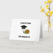 Carte Drôle Vous L'Aiguille Graduation (Fleur jaune)