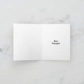 Carte Drôle voyage romantique romantique bon (Intérieur)