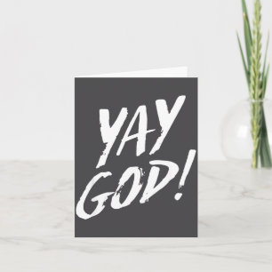 Carte Drôle Yay Dieu Graphique Jésus Christianisme Gif