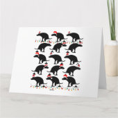 Carte Drôles de chiens qui font caca pour Noël (Dos)