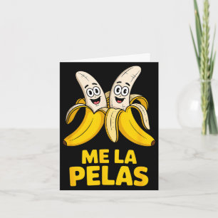 Carte Drôles personnages de moi te pelant une banane hum