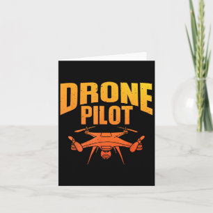 Carte Drone Pilote Art Pour Hommes Femmes Enthousiaste D